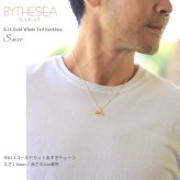 ゴールド ネックレス ハワイアンジュエリー ネックレス ホエールテール イエローゴールド ネックレス Sサイズ 刻印 無料 誕生石入れ可 14k k14カットあずきチェーン太1.4mm ギフトラッピング可能 メンズ レディース プレゼント ハロウィン 【品番：CG-GP114-CH1020】