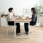 【3点セット】 ダイニングテーブルセット 2人 北欧 二人 おしゃれ 110 カフェ カフェ風 ダイニングセット 収納 棚 3点 コンパクト 小さい ダイニングテーブル ダイニングチェア アイアン 新生活
