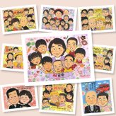 プレゼント 古希 似顔絵 名入れ 手描き ギフト 贈り物 古希 長寿 長寿祝い 誕生日 70歳 大人数 お母さん 両親 お父さん 家族 修正無料 下書き確認 名入れ 喜ばれる 実績多数 似てる 親孝行 70歳 長寿祝い 思い出 古希祝い ウェディングギフト 披露宴 お祝いの品 感謝 ブライダルギフト 卒寿祝い 還暦祝い キレイ 白寿祝い 快気祝い ホワイトデー