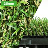リアル人工芝 メモリーターフ スクエア ジョイント式 約30cm×約30cm 9枚入り 芝丈25mm グリーンカラー 室内 水はけ 潰れてもリアルさをキープ 芝生マット 人工芝生 芝生 マットタイプ 庭 ベランダ テラス バルコニー ガーデニング ガーデン 屋上緑化   雑草対策