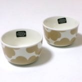 北欧ブランド食器　マリメッコmarimekko　ディナープレート25㎝・ボウル　ペア 