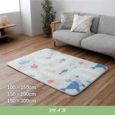 敷物 『BD地図』 150×300cm
