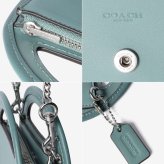 コーチ COACH TOP HANDLE CARD CASE トップ ハンドル カードケース CT879 チェーンウォレット コインケース 小銭入れ レディース 財布 小物