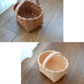 収納バスケット 通販 洗濯バサミ かご ピンチバスケット 洗濯 ピンチ 収納 Towc トーク PE 経木 洗える 水拭きできる フェイク経木 シンプル ナチュラル かわいい 籠 ハンドル付き 収納用品 洗濯用品