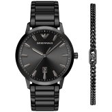 エンポリオアルマーニ EMPORIO ARMANI 腕時計 メンズ ステンレス ウォッチ＆ブレスレットセット AR80089SET【2026 新作】