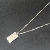 唐草模様ネックレス シルバー925 【刻印無料】 唐草 唐草模様 アラベスク ネックレス ペンダント 選べる 天然石 誕生石 シルバーアクセサリー レディース ユニセックス クリスマス 誕生日 プレゼント ハンドメイド 彫金 ジュエリーボックス Grand Galleria グランドガレリア