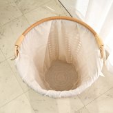 ゴミ箱 ラタンで編まれた丸いバスケット 丸形 円形 丸い 見えない ダストボックス くずかご ごみばこ 鉢カバー 縦型 アジアン リビング バリ雑貨 アジアン雑貨 おしゃれ アジアン家具 ゴミ箱 天然素材100%のアジアンバスケット 寝室 籐 ごみ箱
