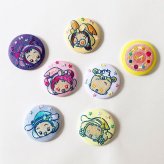 おジャ魔女どれみ サンリオキャラクターズ 刺繍缶バッチコレクション 13種 BOXセット