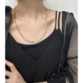 正規品 1AR by UNOAERRE ウノアエレ ショッパー付き チェーンネックレス レディース ユニセックス 喜平 ネックレス イエローゴールド 真鍮 イタリア製 ブランドジュエリー ギフト プレゼント 誕生日 結婚記念日 成人 卒業 入学