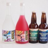 鍛高譚とクラフトビール4本セット(合同酒精赤鍛高譚20度(北海道) 合同酒精しそ焼酎 鍛高譚20度(北海道) 横浜ビール ピルスナー(神奈川県) 横浜ビール ラガー(神奈川県)) 720ml×2本 330ml×2本