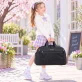 NICECLAUP ミレイユ 3WAYボストンバッグ ボストンバッグ 大容量 かばん カバン 鞄 バッグ 普段使い 使いやすい キッズ 女の子 ギフト プレゼント ブラック nc427
