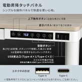 電動昇降デスク 幅120cm テーブル ワークデスク『電動昇降デスク SD』高さメモリー機能 高さ調整 USB付き おしゃれ 電動昇降テーブル PCデスク パソコンデスク オフィスデスク ゲーミングデスク 昇降デスク 昇降テーブル 電動 昇降 デスク
