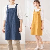 エドウィン エプロン EDWIN 通販 かぶるだけ ワークエプロン カフェエプロン 保育士エプロン 綿 コットン オックス タバード おしゃれ シンプル レディース メンズ 無地エプロン オックス生地 園芸 ポケット付き ガーデニング ブランド