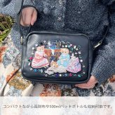 タマオワールド 刺繍 ショルダーバッグ Sewing Sisters Cats 送料無料 SHO4029 SHO3958 ハナカラクサ 猫 ネコ 鞄 かばん アンティーク調 ビーズ 羊革