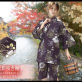 甚平 レディース 夏用 和柄 パジャマ ルームウェア 大人用 女性用 夏祭り 浴衣柄 部屋着 花火大会 綿100％ 高見え 送料無料 可愛い レトロ モダン 簡単 和装 和服 大きいサイズ 20代 30代 40代 50代 黒 白 ホワイト 紫 金 紺 グレー 花柄 羽織 かわいい