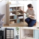 収納家具 ラック バイカラー チェスト リビング収納 ホワイト リビングボード ハイタイプ 完成品 引き出し付き 本棚 スリム 脚付 幅80 木製 白 飾り棚 北欧 脚付き キャビネット 引き出し ディスプレイ カップ 薄型