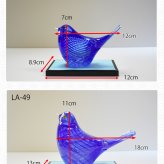 幸せの青い鳥 大切な人へ贈る手作りガラスの置物