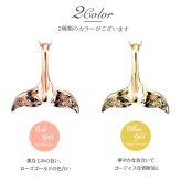 ゴールド ネックレス ハワイアンジュエリー ネックレス ホエールテール イエローゴールド ネックレス Lサイズ 刻印 無料 誕生石入れ可 14K K14イエローゴールド 14k k14カットあずきチェーン太1.4mm ギフトラッピング可能 ハロウィン 【品番：CG-GP115-CH1020】