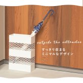 傘立て スリム 東谷 LFS-182 アンブレラスタンド 水受けトレー付き スチール アイアン 角型 コンパクト 傘置き 玄関収納 おしゃれ シンプル モダン グレー 省スペース 玄関 エントランス オフィス 会社 店舗 法人 来客用 傘収納 インテリア 新生活 引っ越し