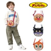 アンパンマン フェイスショルダー ショルダー 斜め掛け かばん カバン 普段使い 使いやすい キャラクター キッズ ギフト プレゼント ばいきんまん anf2500