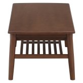 引出し棚付きセンターテーブル カミュ ナチュラル・ブラウン 2色展開 ローテーブル リビングテーブル 折りたたみ 省スペース おしゃれ シンプル 新生活 家具 インテリア 不二貿易