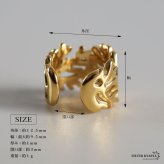 ステンレス リーフイヤーカフ 葉っぱイヤーカフ シンプル 透かし メタル ゴールド 18KGP 片耳1点 可愛い プチプラ 耳の穴不要 痛くない レディース 女性 金属アレルギー対応フェイクピアス ノンホール イヤリング