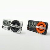 【リズム公式】 大音量 電波 目覚まし 時計 デジタル めざまし時計 [30種類のアラーム音] ライト カレンダー 温度計 寝坊 寝過ごし 防止 | 8RZ230 [ フィットウェーブバトル230 ]