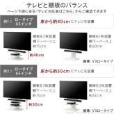 WALLインテリアテレビスタンドV2・V3・V5対応 サウンドバー棚板 Lサイズ 幅118cm テレビ台 テレビスタンド 壁よせTVスタンド 部品 パーツ スチール製 WALLオプション スピーカー用 オーディオ用 シアターバー用