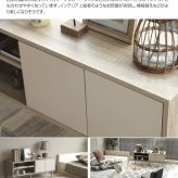 テレビ台 テレビボード バイカラー 幅110cm リビングボード テレビラック TVボード TV台 TVラック おしゃれ AV収納 ナチュラルモダン コンパクト 収納 扉付き Erin 可愛い 37インチ 42インチ 42V 木目 ディスプレイボード 新生活
