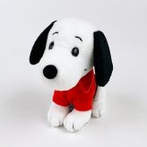 スヌーピー vintage PEANUTS 50年代 ビーンドール 赤シャツ おすわり インテリア ドール レトロ 50年 コミック レッド
