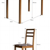 ダイニング家具 ダイニング5点セット テーブル＋チェア4脚 | ダイニングテーブル 食卓リビング木製テーブル 食卓テーブル リビングダイニングダイニングチェア 送料無料