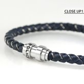 ポリス ブレスレット メンズ ブランド POLICE GRIPCORE GB0082303 ネイビー シルバー アクセサリー