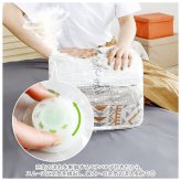 圧縮袋 衣類 通販 真空 服 真空圧縮袋 圧縮ボックス 衣装ケース 押すだけ ポンプ不要 掃除機不要 衣替え 収納 整理 整頓 収納グッズ 便利 子供服 タオルケット ブランケット