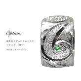 ハワイアンジュエリー バレル ペアペンダントトップ 2個セット 誕生石入れ可 カレイキニ シルバー925 ネックレス チェーン別売 ペンダントヘッド カップル 夫婦 プレゼント ハロウィン 【品番：SP3123P】