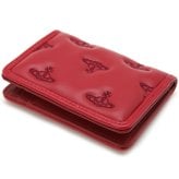 ヴィヴィアンウエストウッド カードケース カードホルダー レディース メンズ 男女兼用 パスケース Vivienne Westwood ヴィヴィアン マルチオーブ型押し レッド VW4299 (54020012W-S002K-H201) 【2026年秋冬モデル】 【ラッピング無料 誕生日 お祝い プレゼント ギフト 贈り物】