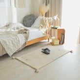 ラグ カーペット マット 玄関 玄関マット おしゃれ 40x60cm シンプルギャッベマット HOT対応 アヤカ 北欧 モダン シンプル デザイン かわいい かっこいい ギャッベ インド製 ホット 床暖 OK 送料無料 手織り 肌触り