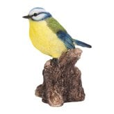 置物 鳥 青雀 高さ13.5cm woobia ウービア アオガラ 野鳥 リアル おしゃれ 玄関 インテリア オブジェ ガーデン 北欧 ナチュラル 小鳥 動物 アニマル 癒し 鳥好き 出窓 棚 プレゼント ギフト バードウォッチング