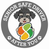 カーサイン 高齢者マーク SENIOR SAFE DRIVER シュナプー ステッカー シール 直径13cm 肉球 日本製 車