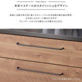 キッチンカウンター ゴミ箱収納 日本製 特殊鋼板を使った組み合わせ 【Lugo-ルゴ-】120cm 扉収納+ゴミ箱上カウンター：