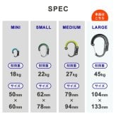 GEARAID ギアエイド ヒーロークリップ ラージ HEROCLIP LARGE カラビナ フック バッグハンガー アウトドア 耐荷重45Kg 吊りフック S字フック 回転フック 回転 360度 キャンプ 登山 オフィス 外出先