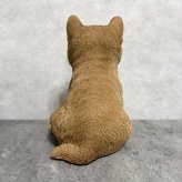 犬の置物 woobia ウービア お座り柴犬 中 笑顔 リアル動物オーナメント 高さ20cm イギリス職人手彩色 縁起物 戌年 守護犬 玄関 リビング 店舗 インテリア 犬好き 新築祝い 開店祝い 出産祝い お祝い ギフト プレゼント かわいい