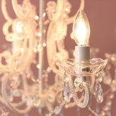 照明 ライト シャンデリア 6灯 LED電球付き アンティーク 茶 ブラウン おしゃれ 6畳 ダイニング リビング シーリング 姫系 オールドブリテン 6灯お手軽シャンデリア ロココ調 ヨーロピアン
