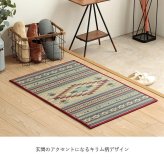 夏ラグ 夏用カーペット 玄関マット 室内 おしゃれ マット い草ラグ 日本製 抗菌防臭 滑り止め ウレタン 新生活 ラグマット 北欧調 約70×120cm