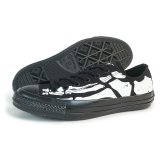 コンバース CONVERSE スニーカー メンズ レディース ローカット キャンバス オールスター AGED ボーンプリント OX ブラック ALL STAR AGED BONEPRINT OX