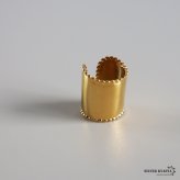 ステンレス ロングイヤーカフ 長め シンプルイヤーカフ ミル打ち かわいい メタル ワイド ゴールド 18KGP 片耳1点 プチプラ 耳の穴不要 痛くない レディース 女性 金属アレルギー対応フェイクピアス ノンホール イヤリング
