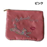 ポーチ ファスナー付き ポケットティッシュケース ねこ 刺繍 CAT ティッシュ入れ ポケット付き ポケットティッシュ ファスナーポーチ コスメポーチ 小さめ 生地 抗菌 かわいい おしゃれ デュアルスタイル
