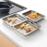 燕三 重ねて使えるステンレス角バット5点セット EM-049  内祝 内祝い お祝 御祝 記念品 出産内祝い プレゼント 快気祝い 粗供養 引出物