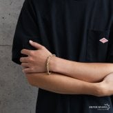 ステンレス ロープチェーンブレスレット 幅6mm ゴールド メンズ ボリューム ツイスト 立体感 太め シンプル カジュアル ストリート モード きれいめ おしゃれ かっこいい アクセサリー 手元のポイント 金属アレルギー対応