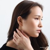 ステンレス 2連イヤーカフ シンプル ライン メタルイヤーカフ 重ね付け風 ゴールド 18KGP ミックス 片耳1点 可愛い プチプラ 耳の穴不要 痛くない レディース 女性 金属アレルギー対応フェイクピアス ノンホール イヤリング