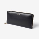 カルバンクライン Calvin Klein CK PULLER LARGE ZIP AROUND プラー ラージ ジップ アラウンドウォレット LV04F1093G 長財布 レディース 財布